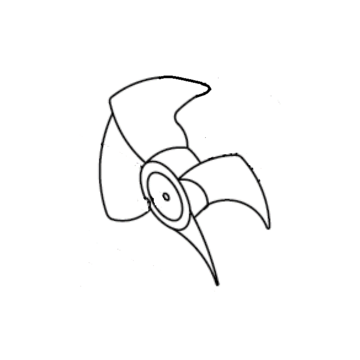 Blade Fan Axial Flow